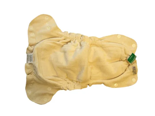 Vista 2 de 100% algodón orgánico paño pañal pañales pañales pañales botones Terry Eco, S, Beige