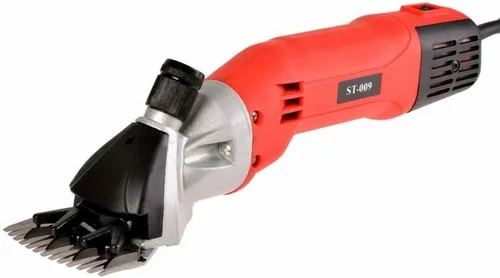 Vista 5 de cjc Tijeras de oveja, 220 V Eléctrica Oveja Cabra Cizalla Granja Clipper Máquina Cortadora de Lana Tijera (110V 500W)