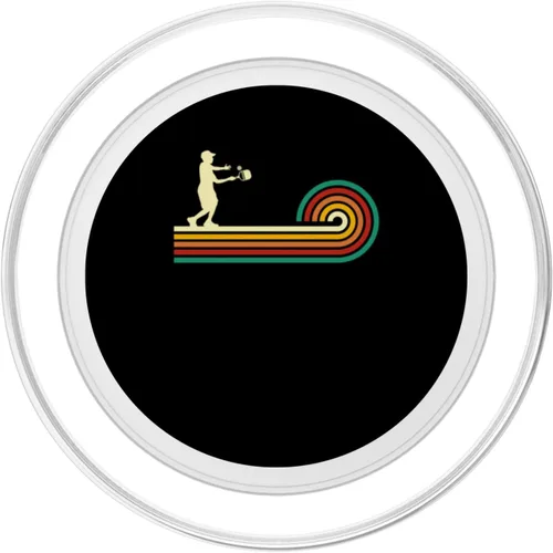 Vista 2 de Pickleball retro vintage Pickleball paddles Sunset gift PopSockets MagSafe PopGrip for iPhone