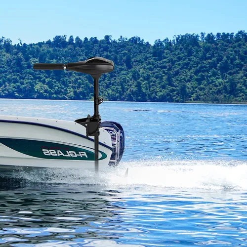 Vista 3 de Motor de arrastre eléctrico de empuje de 40 libras, motores de barco fuera de borda de agua salada, motor de arrastre de serpiente de agua de 12 V