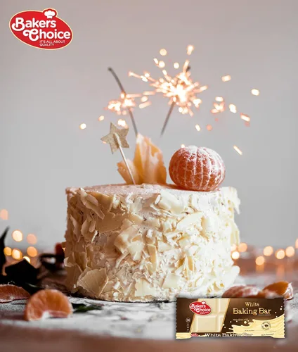 Vista 7 de Baker's Choice Barra de chocolate blanco para hornear, barra de chocolate fácil de derretir para microondas, revestimiento de corteza de almendras