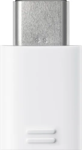 Vista 3 de Samsung Adaptador Micro USB a USB-C - Blanco - EE-GN930BWEGUS