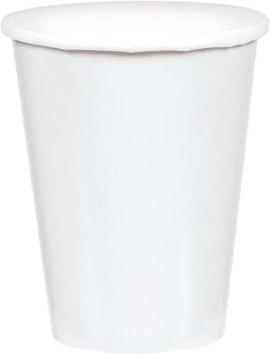 Vista 23 de Vibrantes vasos de papel morados (paquete de 20) – 9 onzas – Perfecto para fiestas, reuniones, picnics y uso doméstico
