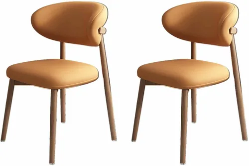 Vista 26 de Solid Wood Dining Chairs Kitchen Chairs Set of 2 Mid Century Modern Dining Chairss with Wooden Frame and Upholstered, Armless, Cafe Casual Chairss