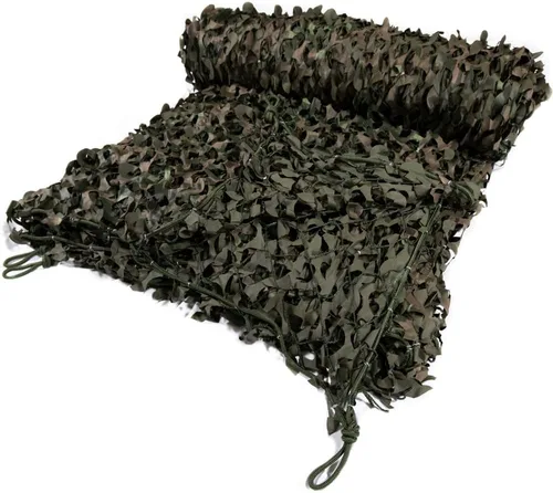 Vista 3 de CamoSystems Red de camuflaje reforzada Redes de camuflaje 3D, impermeable y protección UV, tela silenciosa antidesgarro