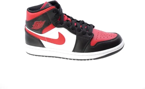 Vista 4 de Big Kid's Jordan 1 Mid WhiteArctic Orange-Black (554725 133)