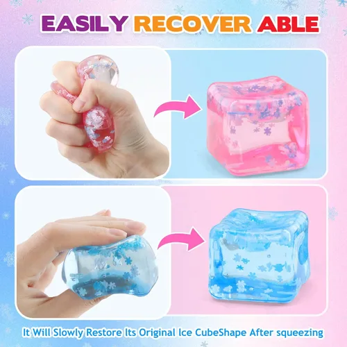 Vista 4 de Chridark Juguete Fidget Cube Stress para todas las edades: 3 piezas Sensory