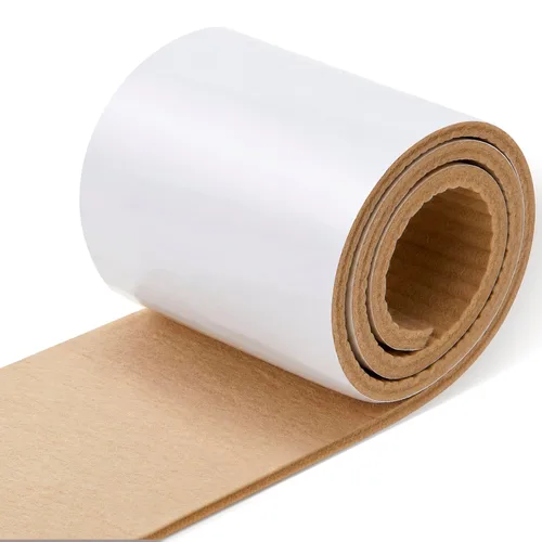 Vista 13 de Jecery Rollo de fieltro adhesivo de 1/4 x 6 x 1.25 yardas, cojín acolchado autoadhesivo para pies, acolchado cómodo para aliviar la presión, soporte