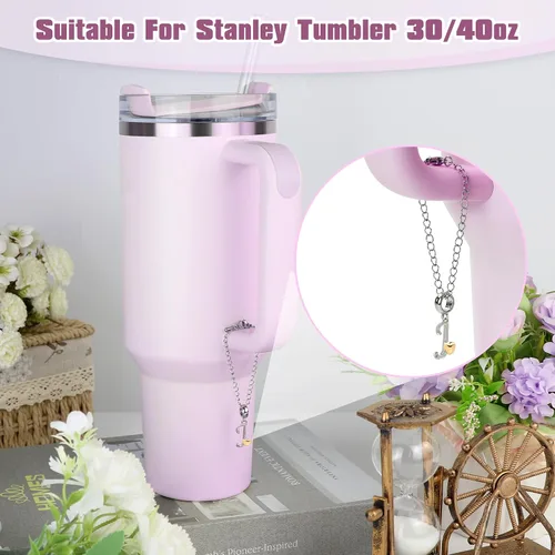 Vista 4 de Accesorios para vasos compatibles con vaso Stanley de 40 onzas, accesorios de botella para vaso Stanley con asa, para vaso Simple Modern de 40 onzas