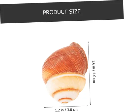 Vista 4 de Unomor 5 unidades de caracol natural de caracol de cocina de cangrejo con aislamiento térmico seguro para horno, microondas, congelador, lavavajillas