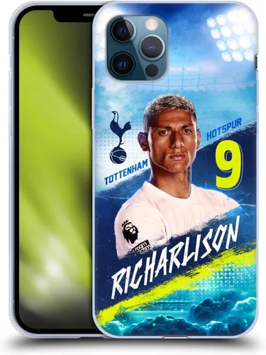 Vista 34 de Head Case Designs Officially Licensed Tottenham Hotspur F.C. Cristian Romero 2023/24 First Team Gel Case [Military Grade] Compatible with Apple