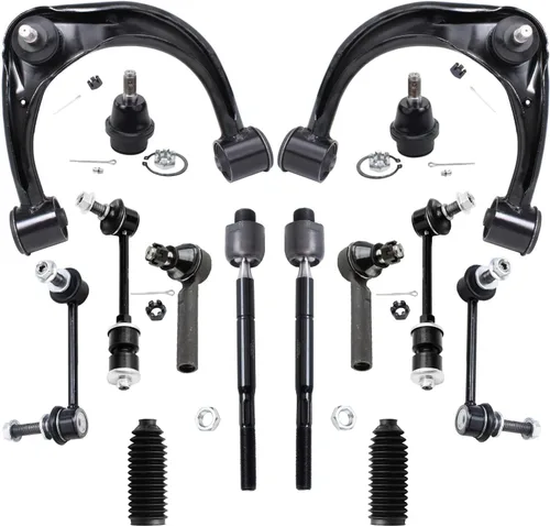 Vista 32 de Detroit Axle - Kit de suspensión frontal de 15 piezas para Jeep Grand Cherokee 99-04 1999 2000 2001 2002 2003 2004, brazos de control superior e
