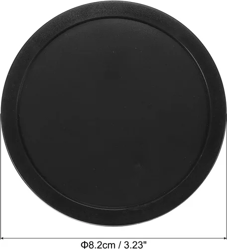 Vista 2 de PATIKIL Air Hockey Pucks Air Hockey - Mesa de juego de repuesto pesado Negro