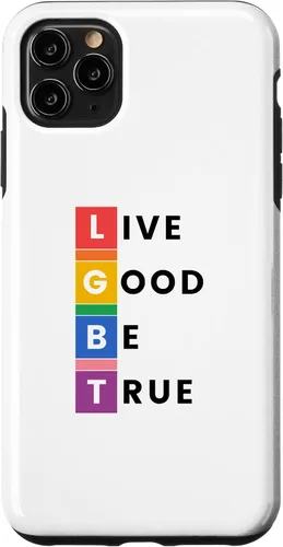 Vista 11 de iPhone 15 LGBTQ Community Lesbian Gay Bi Trans Live True Culture Case