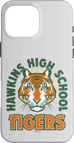 Vista 19 de Funda con logotipo de Stranger Things Hawkins High School Tigers para iPhone 16