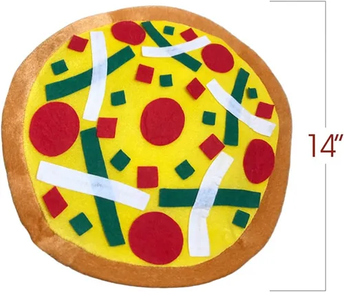 Vista 3 de ArtCreativity Divertido sombrero de pizza, divertido accesorio de disfraz de Halloween para niños y adultos, decoraciones de suministros de fiesta