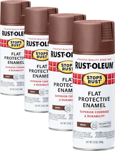 Vista 96 de Rust-Oleum 7776830 - Pintura en aerosol para prevención del óxido, 12 onzas, negro plano