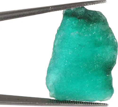 Vista 2 de Piedra energética natural de 20,85 quilates, esmeralda verde áspera certificada sin cortar, esmeralda curativa GC-678