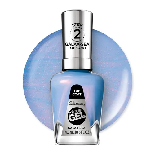 Vista 11 de Sally Hansen Miracle Gel™, capa superior brillante, de larga duración, fórmula tipo gel, sin necesidad de lámpara UV, esmalte de uñas transparente