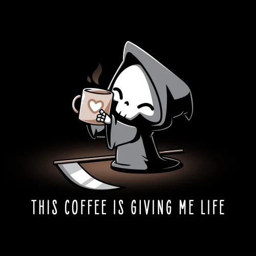 Vista 2 de TeeTurtle Este café me está dando vida