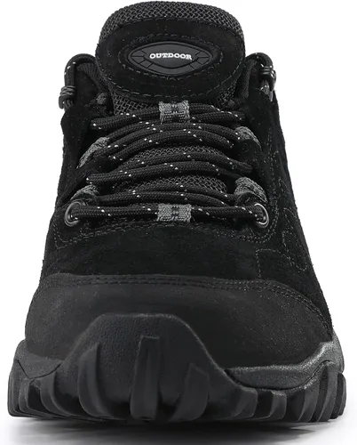 Vista 2 de Zapatos de senderismo para hombre para hombre, antideslizantes, de caña baja, ligeros, para senderismo, para exteriores