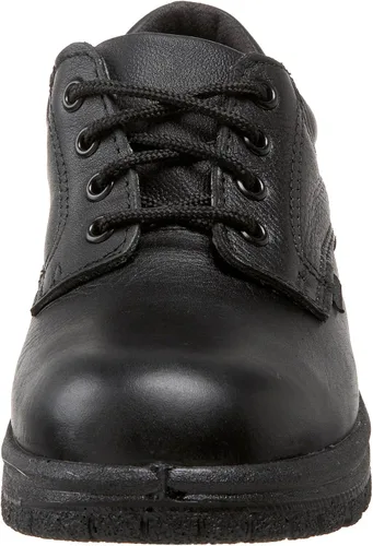 Vista 2 de Thorogood Soft Streets - Zapatos Oxford de trabajo con puntera lisa para mujer, cuero negro de alta calidad con plantilla cómoda y suela