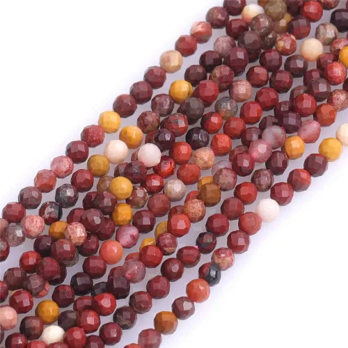 Vista 46 de GEM-Inside Cuentas espaciadoras redondas facetadas de gemas de lapislázuli azul natural semipreciosas de 2mm para hacer joyas 15