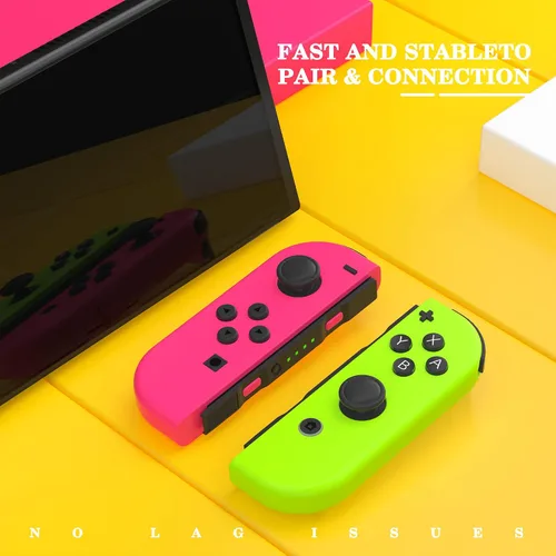 Vista 3 de FRGDOT Joycon Controller for Switch,Joy Cons for Switch Controllers,Left Right Wireless Remote Replacement for Switch Joycons Support Dual