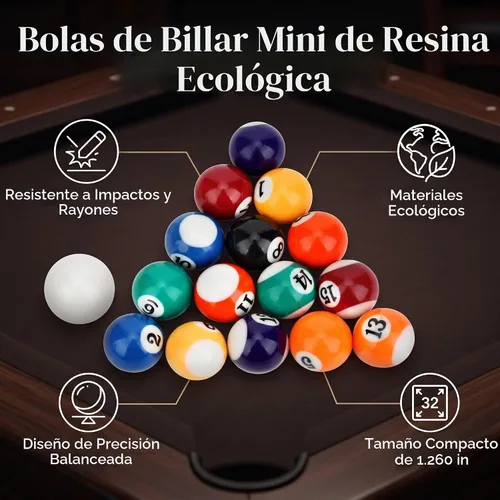 Vista 5 de Juego completo de bolas de billar, bola de billar de resina, juego de bolas de billar de mármol, bolas de billar de resina, bolas de billar
