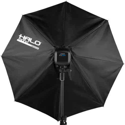 Vista 4 de Westcott Halo Mono Softbox (45") 44.9 in Color Preciso para Calidad Profesional - Iluminación de fotografía en interiores y exteriores, flash