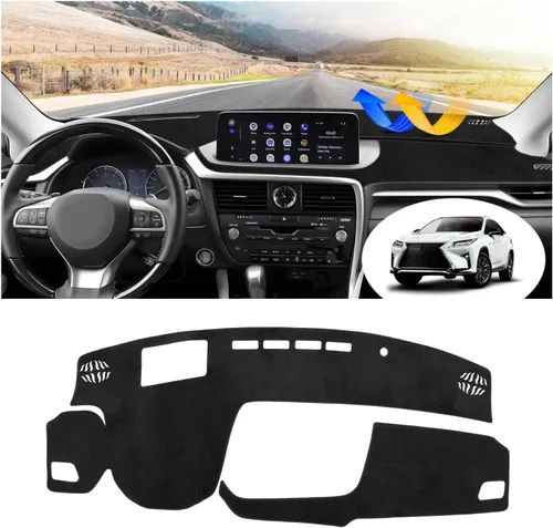Vista 49 de FIILINES Cubierta para tablero Compatible con Mazda 3 2010-2013 Accesorios Tapete para tablero para Mazda 3 Accesorios Tapete para salpicadero