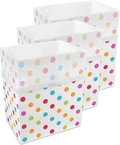 Vista 14 de Clean Cubes Botes de basura desechables de 13 galones (paquete de 3) con bolsas bajas, contenedores plegables de basura y reciclaje para fiestas