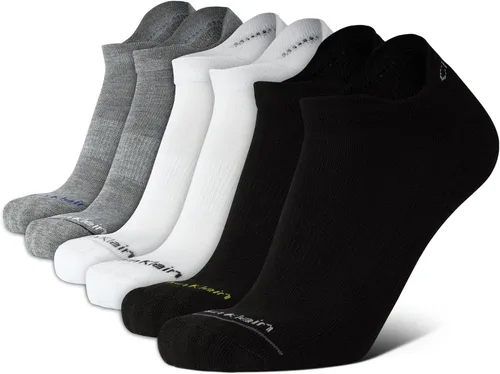 Vista 122 de Calvin Klein Calcetines para hombre, mezcla de algodón, acolchados, sin talla, forro de calcetines atléticos (6 unidades)