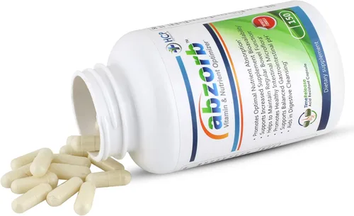 Vista 4 de Abzorb - Optimizador de vitaminas y nutrientes - Enzimas digestivas, probióticos y complejo de óxido de magnesio - Equilibra la flora intestinal