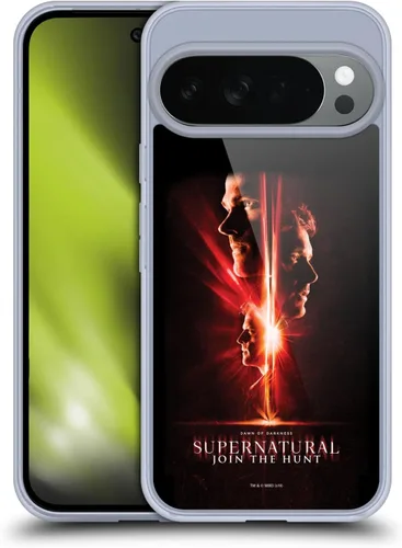 Vista 118 de Head Case Designs Supernatural Sam, Dean & Castiel Key Art - Funda de gel con licencia oficial [protección de grado militar] compatible con Google