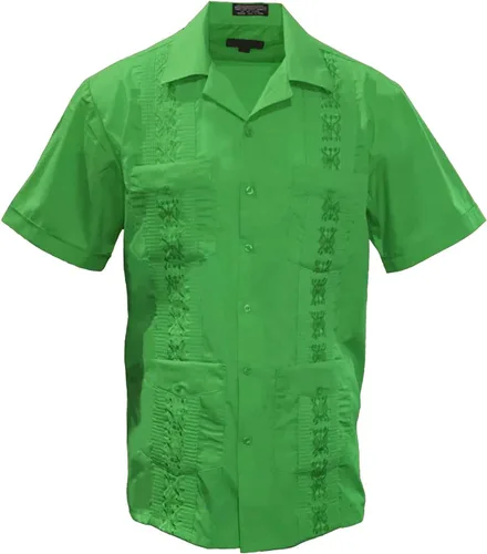 Vista 18 de Gravity Threads Camisa de verano Guayabera para hombre
