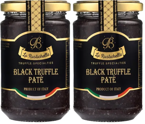Vista 6 de La Rustichella - Paté de trufa negra 3.17 oz (90 gr) - 100% fabricado en Italia Vegano, sin gluten, sin colesterol