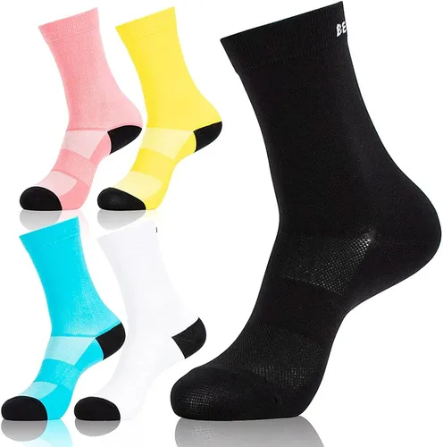 Vista 2 de Calcetines de ciclismo de compresión de tobillo para correr para viajar caminar escalada
