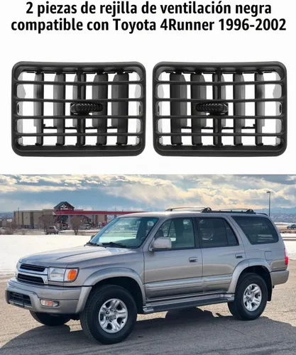 Vista 2 de 2 unidades de salpicaderos ventilación de aire negro 55063-35030 apto para Toyota 4runner 1996