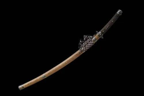 Vista 2 de 41 Inch Sword Damascus Steel Real Tachi Japanese Saber Samurai Katana