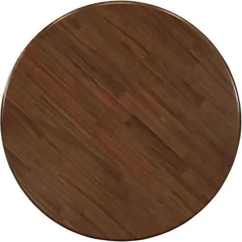Vista 5 de East West Furniture ANAB3-AWA-05 - Juego de mesa de comedor moderno de 3 piezas, incluye una mesa de cocina redonda con pedestal y 2 sillas