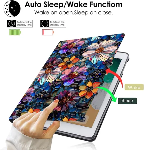 Vista 3 de Funda compatible con iPad Air de 11 pulgadas M3 M2 2025/2024 de 7ª/6ª generación y funda Air de 5ª/4ª generación de 10.9 pulgadas 2022/2020