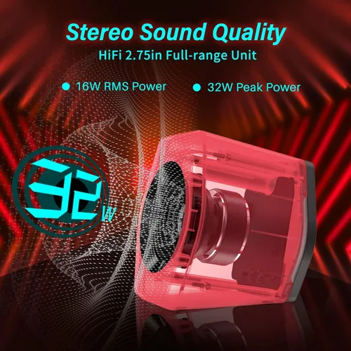 Vista 2 de Edifier G2000 32W Altavoces de PC para Computadora de 32W para Gaming para PC de Escritorio Portátil Mac Computadora Woofer Altavoces Bluetooth USB