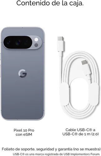 Vista 11 de [Usado] Google Pixel 10 Pro XL - Smartphone Android desbloqueado - Asistente Gemini AI, sistema de cámara trasera triple, batería de carga rápida