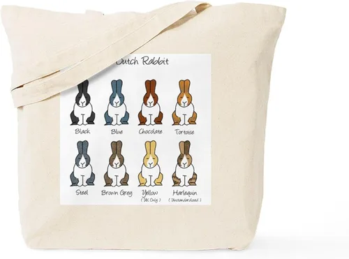 Vista 30 de CafePress Lop Eared Bunny - Bolsa de lona reutilizable beige, Caqui, S