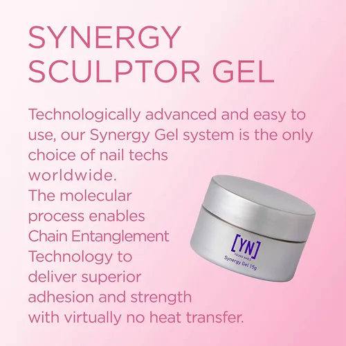 Vista 2 de YOUNG NAILS Gel Escultor Blanco, Blanco, 0.53 oz.