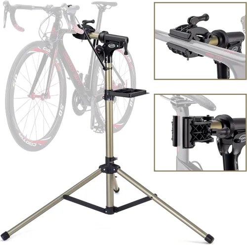 Vista 3 de CXWXC Soporte de reparación de bicicletas - Soporte de bicicleta E para soporte de trabajo de mantenimiento