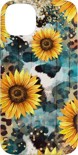 Vista 15 de Funda Boho Western de piel de vaca para iPhone 12 Pro Max