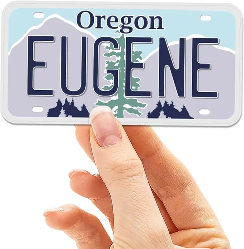 Vista 15 de Calcomanías de Matrícula de Oregon, Elige tu Ciudad del OR Adhesivo para Parachoques - Calcomanía del Noroeste del Pacífico para Hydroflask (Ashland)