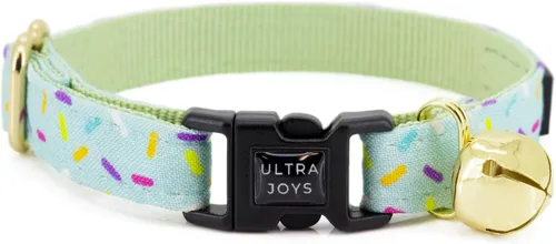 Vista 13 de Ultra Joys Collar de Gato con Campanas - Collar de Gatito Separable con Campana - Collar de Gato Separable para Cumpleaños de Gatos Pequeños Solo
